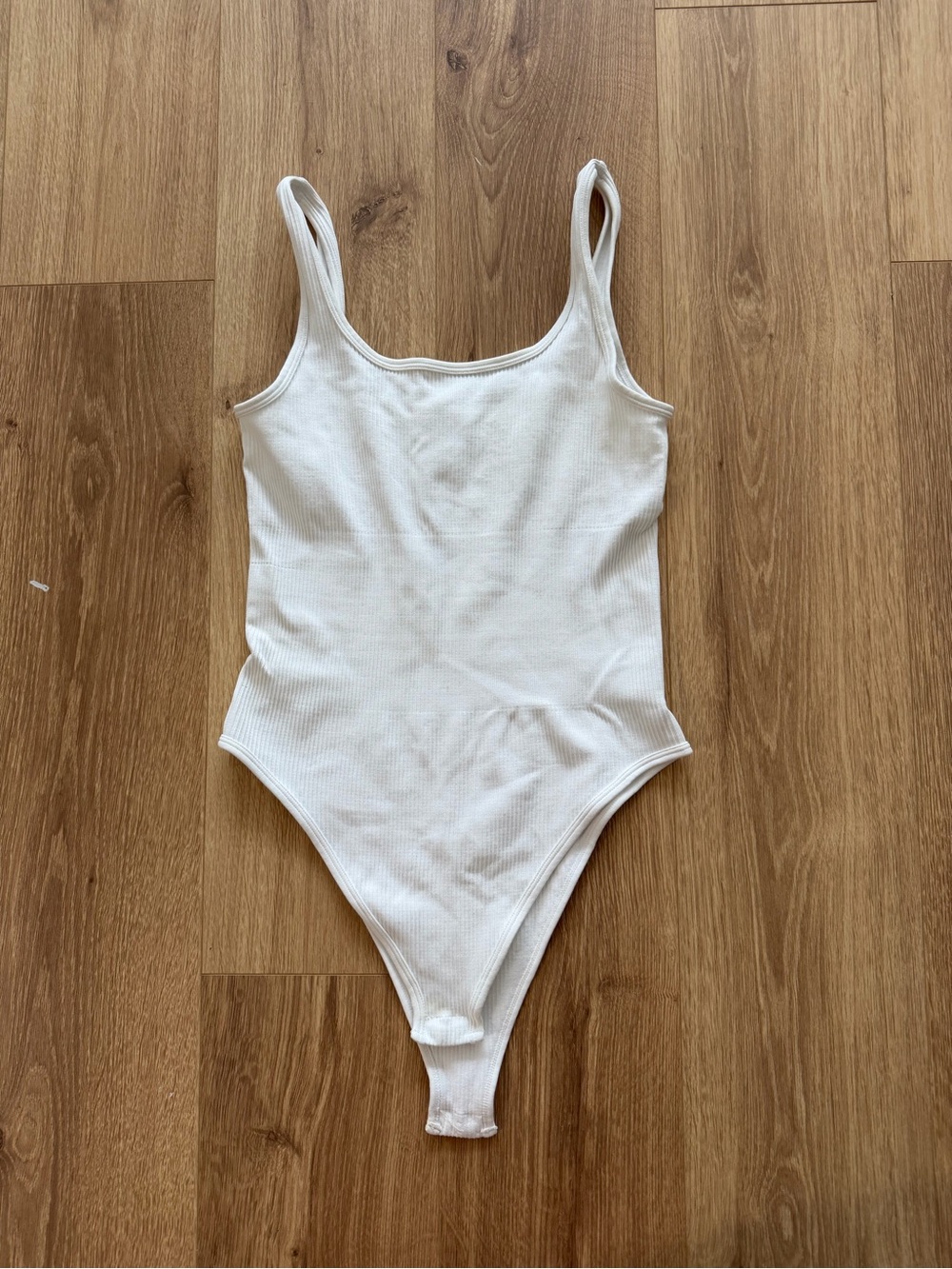 Classic White Ribbed Kids One-Piece Bodysuit